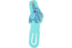Paladone Disney Stitch Clip-On LED Reading Light & Bookmark, Officially Licensed Lilo & Stitch Book Accessories for Pop Culture Fans, Kids, Teens, Adults, Battery Powered Mini Lamp