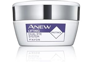 Avon Anew Platinum Lift & Tighten Dual Eye System 20ml, with Protinol™ Technology and Caffeine to Help Tighten and Hydrate Skin, Reduces Fine Lines and Sagging, Cruelty Free - Packaging May Vary