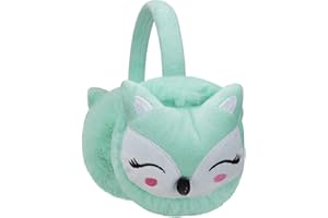 YJZQ Kids' Girls' Lovely Plush Earmuff Thermal Ear Cover With Glittering Rabbit Ears Soft Velvet Ear Muff Warmer Wrap Winter for Children