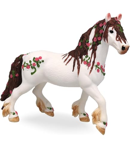Pferde-Miniatur Aus Mundgeblasenem Glas – Handbemaltes Sammlerstück, 7,6 Cm, In Blau-lila, Geschenkidee