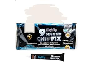 MagicEzy 9 Second Chip Fix - (Oyster White) - Fibreglass Repair Filler for Boats and Fibreglass Gelcoat - Strong Marine Putty - Lifetime Durability