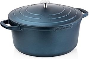Westinghouse PERFORMANCE SERIES WCCC0095028BL - Pentola per cottura a induzione, adatta a tutti i piani cottura e al forno, incluso il supporto per manici, blu, WCCC0095028BL