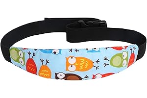 URAQT Holder pour Enfants, Bandeau Voiture pour Enfant, Cale Tete Enfant Voiture Réglable Tête Fixation Holder pour Enfants, Protéger Cou/Epaules,1 PC