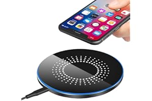 SCCVEE Bezprzewodowa ładowarka indukcyjna 20W maks szybka kompatybilna z Samsung Galaxy S24/S23/S22/S21/S20/S10, kompatybilna z iPhone 12/13/14/15/16