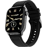 Fire-Boltt Rise Force Smart Watch 1.85” Display, Nylon–Fluoroelastomer Hybrid Strap, Rotating Crown, Bluetooth Calling, Dual 