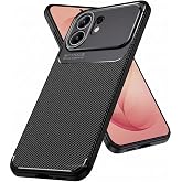 Honor 600 Uyumlu Kılıf Kamera &Ccedil;ıkıntılı Karbon Desenli Renk Atmaz Koruyucu Negro Kapak