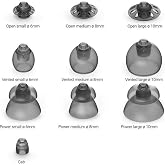 Phonak, Unitron & Hansaton 4.0 Dome Power - İşitme Cihazı Şemsiyesi (10 Adet) (M)