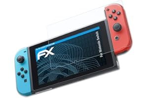 atFoliX Film Protection d'écran compatible avec Nintendo Switch Protecteur d'écran, ultra-clair FX Écran protecteur (3X)