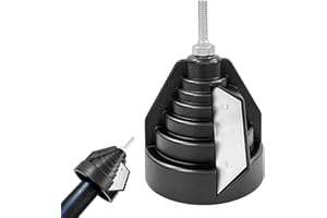 WANDGU Outil de chanfrein pour tuyau en plastique : outil d'ébavurage, ébavureur manuel pour tubes en plastique de 20, 25, 32, 40, 50 et 63 mm, taille-tube en polyéthylène (noir)