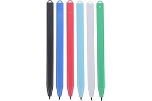 PACKOVE 6 Pcs LCD Paint Pen Writing Board Stylus Pens Drawing Pad LCD Tablet for Pen for Pad Digital Pens for Laptop Drawing Board LCD Writing Tablet Stylus Replacement Plastic