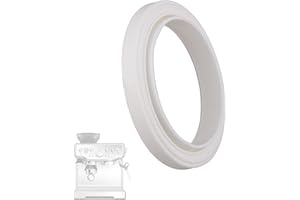 SNAPWORLD-KAFFEE 1 junta tórica para portafiltros para cafetera compatible con Sage Gastroback & Breville Junta de cabezal de preparación (blanco) Ø 65 x 49 x 6,8 mm (con labio de 10 mm)