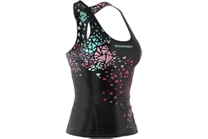 SMMASH Sport Top Canotta da Donna Canotta da Allenamento Traspirante Ad Asciugatura Rapida Fitness Yoga Gym