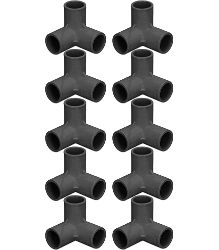 5-Wege-PVC-Rohrverschraubung 32 Mm – Rechtwinkliger Eckverbinder Für Gartenbewässerung & DIY, 2 Stück