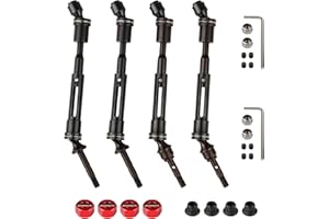 Pxyelec RC Modell Auto Ersatzteil 12mm Rad Hex Hub Adapter Metall Vorne Hinten Antriebswelle für Traxxas Slash 1/10 Kurz Truck RC Ersatzteil RC Auto Upgrade Teile