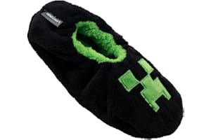 Characters Cartoons Minecraft - Bambina Bambino - Calzini Antiscivolo Pantofole Morbide Imbottite - Autunno Inverno