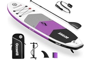 ‎GOOSEHILL Goosehill Aufblasbares Stand Up Paddling Board, Premium SUP Board Set, Größe 10'6'' x 32" x 6", Muster Kann Benutzerdefiniert Werden