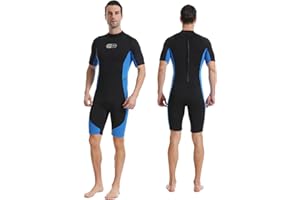 Gimilife Combinaisons de Plongée pour Homme et Femme, Combinaison Plongée Homme Shorty 3MM/ FullWetsuit Néoprène Femme pour Rester au Chaud dans l'eau Froide Lors de Plongée, Ssurf, Snorkeling