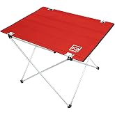 Box&Box Shoulder Strap, Foldable Camping and Picnic Table 73x55x48 cm (Red)