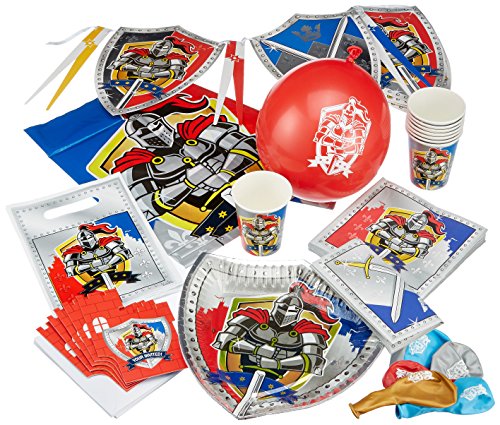Folat 00258 - Partypaket Ritter, 62 teilig