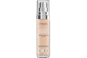 L'Oreal Paris Make-up Designer Accord Parfait, Base de maquillaje acabado natural con ácido hialurónico, tono piel claro 3R, 30 ml