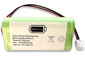 BATTEREASY Battery for Texecom Odyssey Extended Life Siren Alarm 7.2V Bell Box Sounder