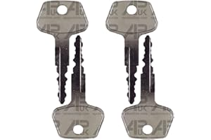 APUK 4x Ignition Keys Replacement for Daewoo Doosan Terex Bobcat Dumper Digger Excavator F900