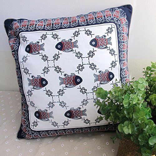 Snuff Chinese cotton pillow sofa back cushions creative home bed pillow-B 55x55cm(22x22inch)VersionB