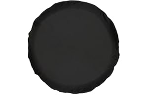 Moonet PVC Leather Spare Tire Wheel Cover for Car Truck SUV Camper Trailer Universal Fit RV JP FJ ,R13 Black (for Overall Wheel Diameter 22-24 inch)