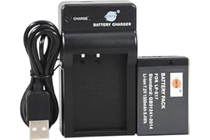 DSTE LP-E17 Li-Ion - Batería y Cargador USB para Canon R10 EOS M3 750D 760D 8000D 200D 250D Kiss X8i X10 Rebel T6i T6s SL3