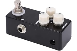EUJGOOV Mosky Mini Muff Guitar Mosky Mini Muff,Fuzz Effect Guitar Effects Pedal True Bypass Full Metal Shell