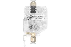 Iverntech Upgraded V3.0 Dual Drive Bowden Extruder Hochleistungsteile für CR10, Ender 3 Series, Anycubic Mega S, Tevo Tornado, Wanhao D9, Anet A8 E10 und Prusa I3 DIY 3D-Drucker