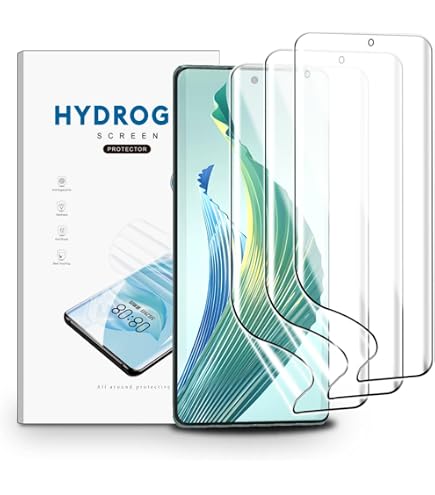 Vanrain Vetro Temperato 3D Per Honor Magic 7 Pro 5G, 2+2 Pezzi Con Protezione Fotocamera, 9H, HD