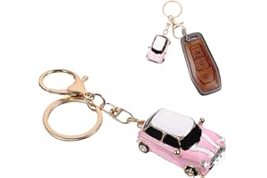 Yuanchu Samochodowy breloczek do kluczy z kółkiem na klucze, mini model samochodu, prezent ze stopu cynku, breloczek do kluczy, dekoracja samochodu, do motocykla, roweru, torebki, plecaka