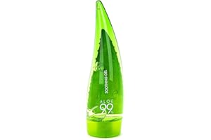 HOLIKA HOLIKA. Gel Calmante de Aloe Vera 99%. Aloe 99% Soothing Gel. Gel De Baño. Calmante e Hidratante con Aloe Vera Puro. Cuidado de la Piel. No Daña. Todo Tipo de Pieles. 55 ml.