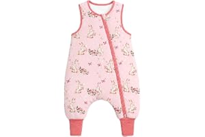 JiAmy 2,5 Tog baby sovsäck med ben småbarn 6 M-6 Y