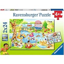 Ravensburger Animals In The Zoo Puzzle 2x12pc - Animal Kingdoms Toy Store
