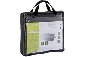 HESPERIDE Housse de Table rectangulaire M - 225 x 125 x 80 cm - Polyester - Gris