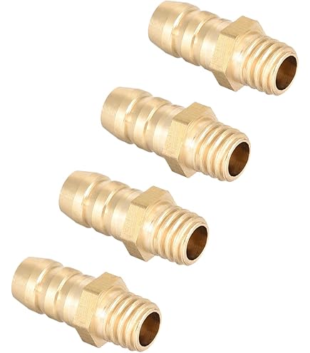 Raccordo Adattatore 1/8 NPT Maschio - Per Tubo Flessibile 5-6 Mm, In Alluminio, Fatto In UE - Foto 4