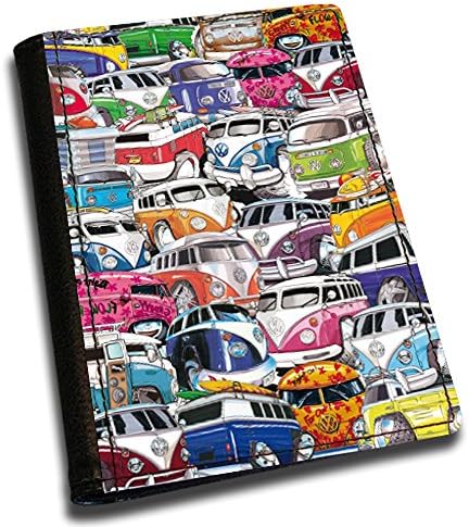 Koolart Ultimate Cartoon Passport Cover of Camper Vans by KoolKarz