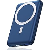 AOGUERBE Power Bank 10000mAh, Caricabatterie Portatile, Wireless Magnetico PowerBank PD 22.5 W Ricarica Rapida con Display LE