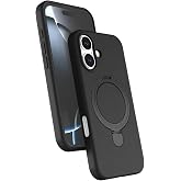 Coverzone iPhone 17 ile uyumlu Kılıf MagSafe ile uyumlu MP-Regal Katlanabilir Standlı El parmak ge&ccedil;meli Kablosuz Şarj Destekl