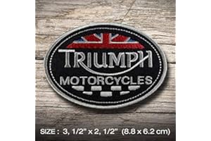 LipaLipaNa Triumph T Sports Racing Motorsport Parche Patch Bordado con Logotipo para Planchar de Hierro en Apliques de Recuerdo de Accesorios