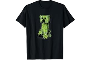 Minecraft Creeper Graffiti Sit Camiseta