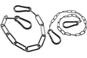 HDGSAFD Catena con Fibbia di Sicurezza da 2 Pezzi, Catena di Chiusura per Porta, Catena di Metallo, Catena di Chiusura per Recinzione Esterna, Cancelli di Cortile