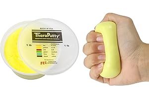 CanDo Antimikrobielle CanDo TheraPutty-Knetmasse - 450 g - gelb (sehr leicht)