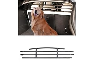 ‎KKTR-CAR KKTR-CAR Hundewagen-Barrierauto-Haustierbarriere kompatibel mit Tesla Model Y 2021-2024,Verstellbare große PET-Schutzbarriere Anti-Bite-Hochleistungsmetall aus Edelstahl für Hundereisen
