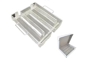 PEKMAR Kaltrauchgenerator, M- Kaltraucherzeuger, Edelstahl Kaltraucherzeuger mit Griffen für alle schließbaren Grills, Kugelgrill zum Kalträuchern, für Kugelgrill BBQ Räucherofen