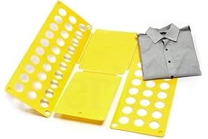 Periea ‘Shelly’ Kids T-shirt Folder Clothes Folding Board – 3 Colours (Yellow)