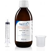 AGUALAB Chlorine Dioxide 250 ml &ndash; 3000 PPM (0.3%) &ndash; Made in Spain &ndash; Glass Bottle with Dosing Syringe