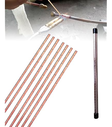 Tandefio 40 Sticks Brazing Rods AWS BCup-5 15% Silver Solder Phos Copper Brazing Alloys Round - View #5